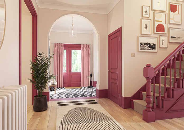 Vintage Stripe, Bowler Red - Made to Measure Curtains - Image 8